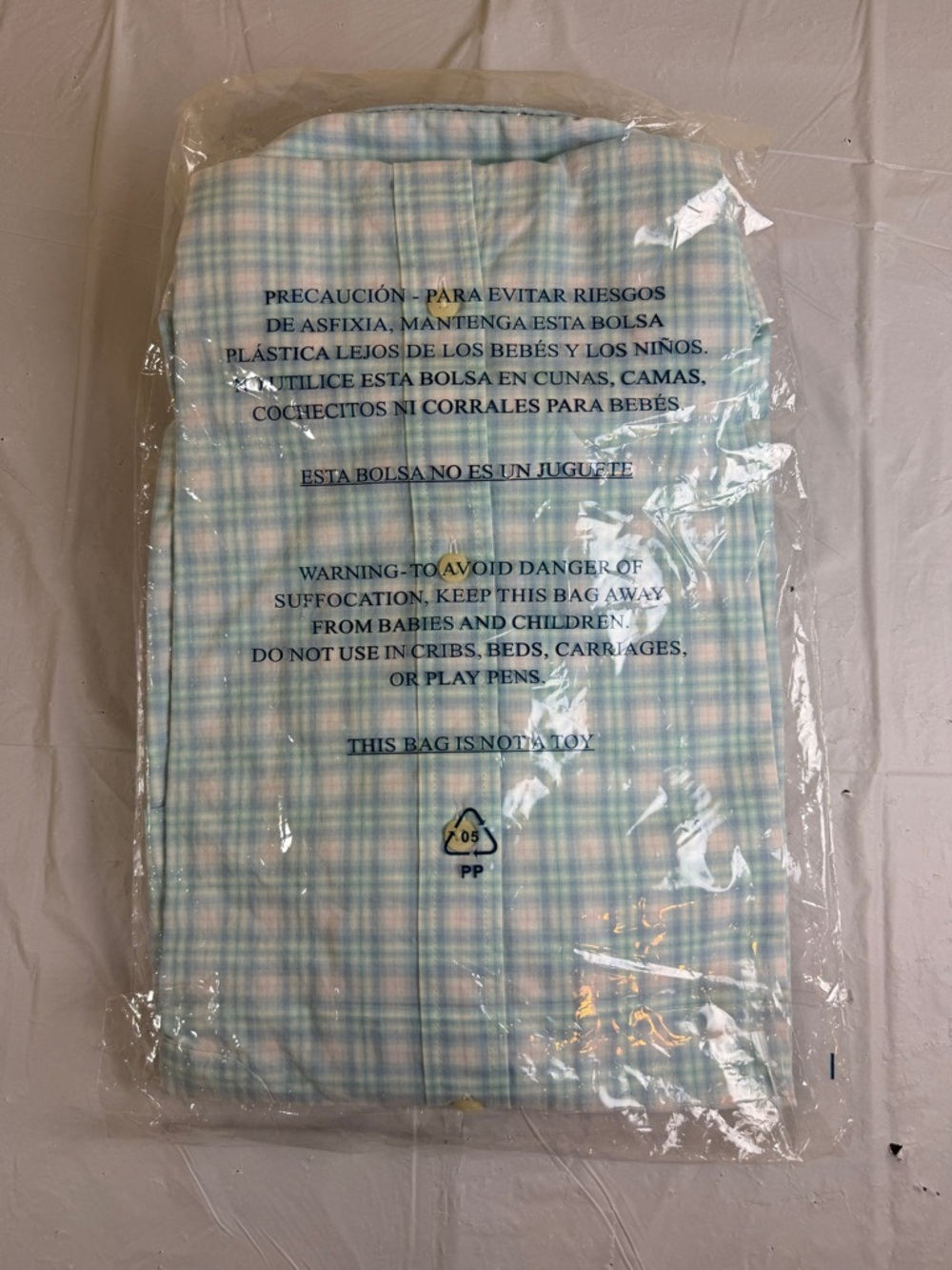 Vineyard Vines Blue and Mint Plaid Button-Down Shirt - Picture 2 of 5
